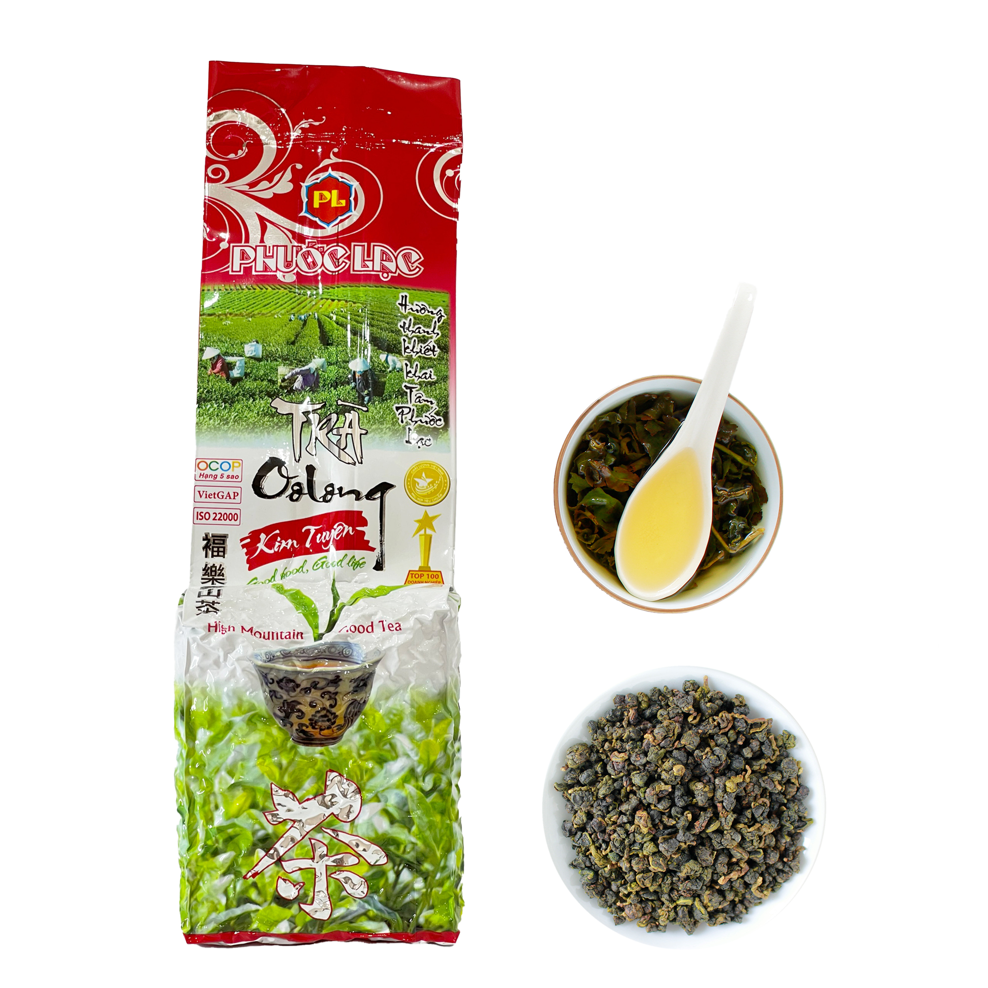 Trà oolong Kim Tuyên loại 1 nguyên bản 250g