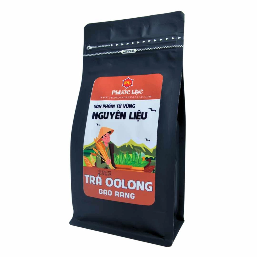 Trà oolong gạo rang pha chế gói 500g