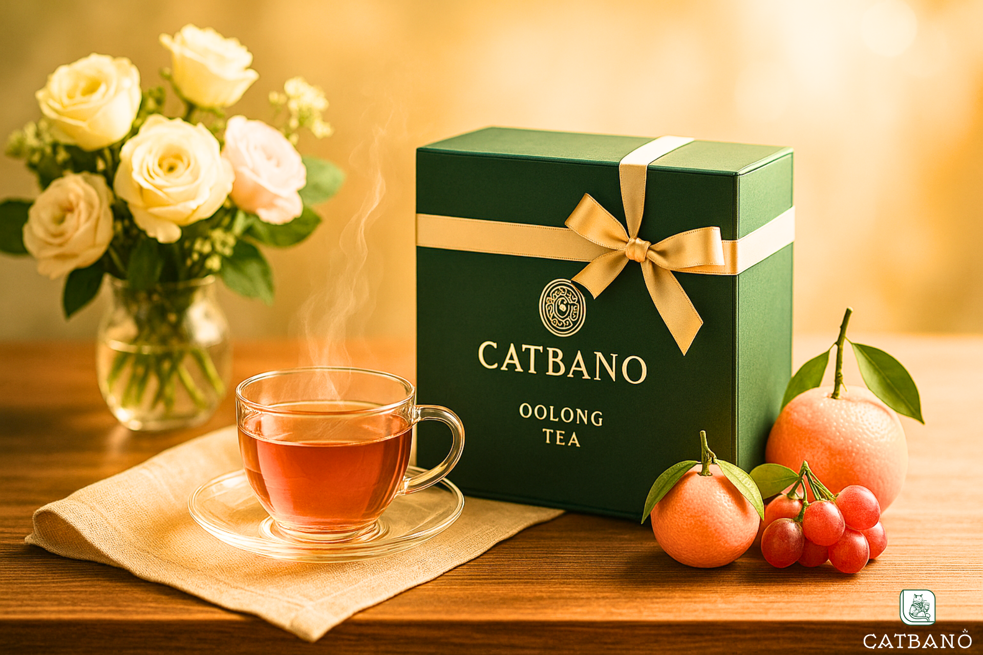 Hộp trà Oolong phiên bản giới hạn với mẫu mã độc đáo