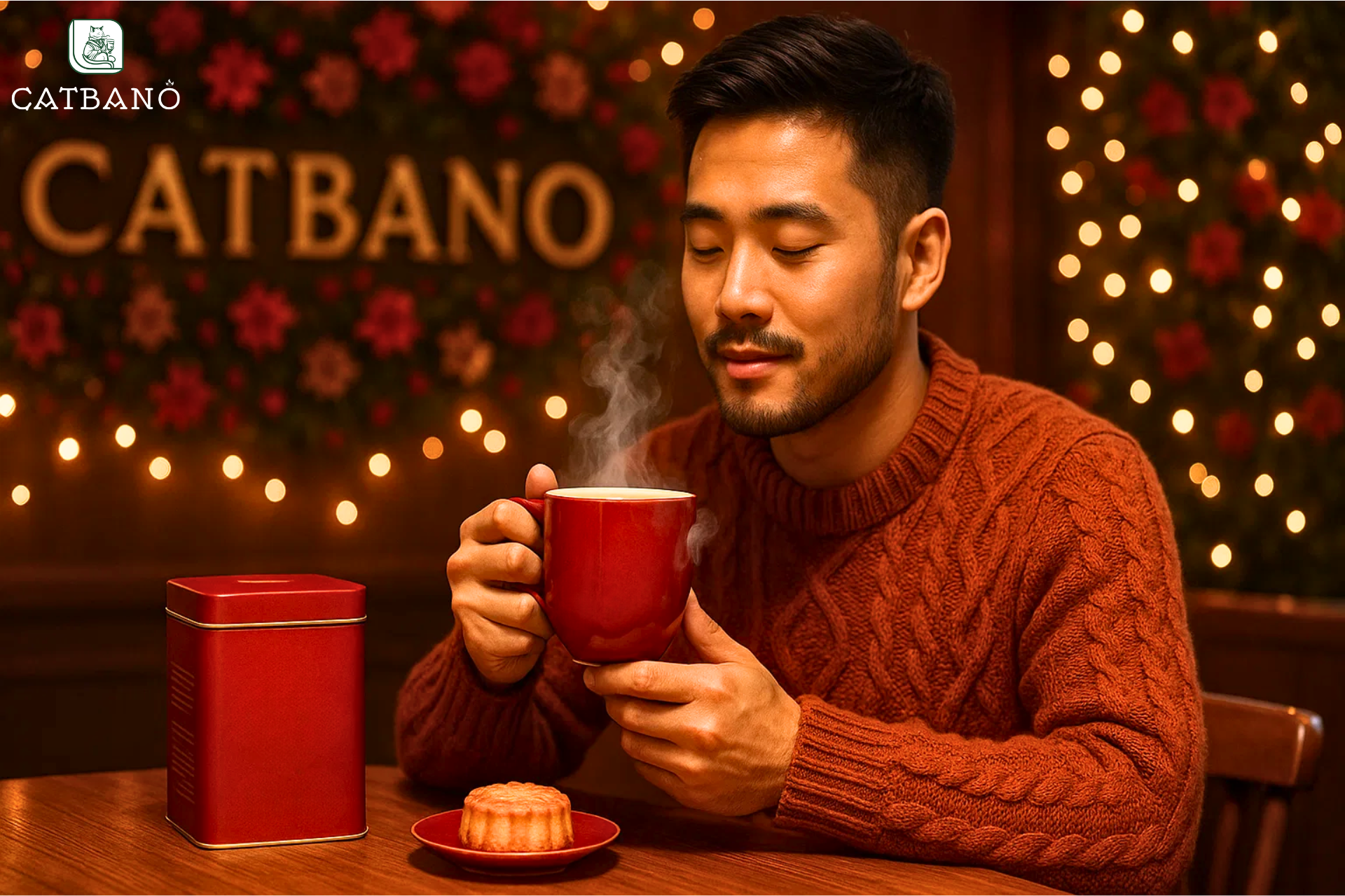 Thưởng thức trà Oolong lễ hội ấm áp tại Catbano