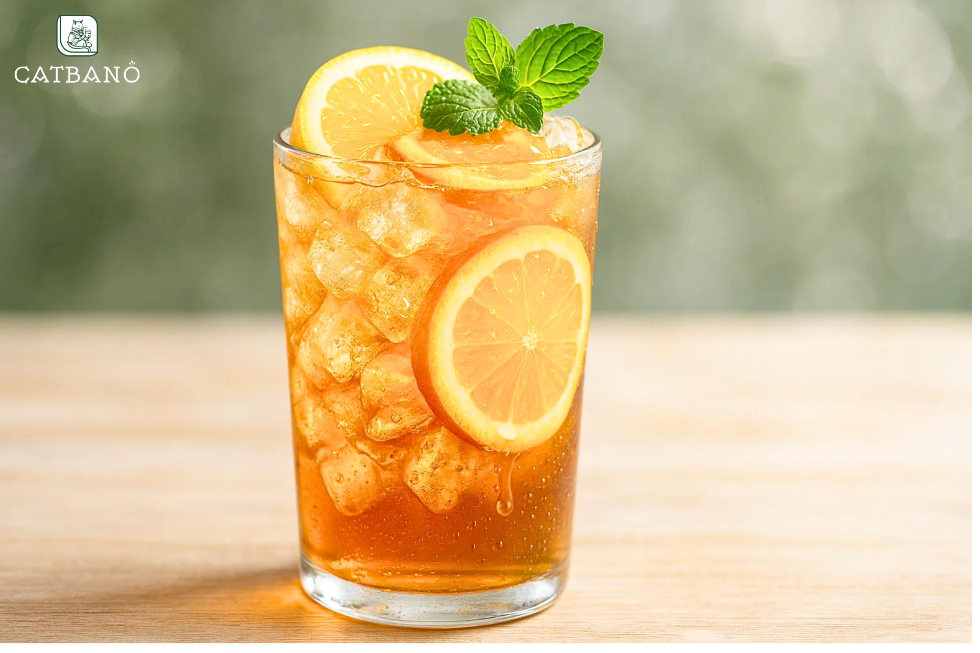 Trà Oolong Đá Với Chanh, Cam & Mật Ong