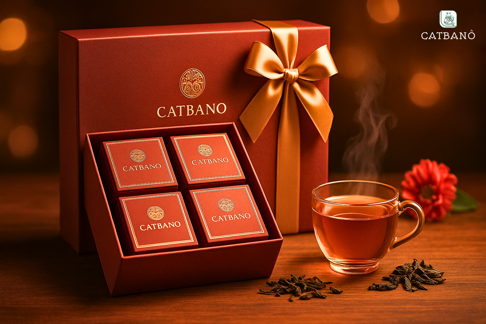 Trà Oolong kết hợp bánh trung thu trong dịp lễ Trung Thu