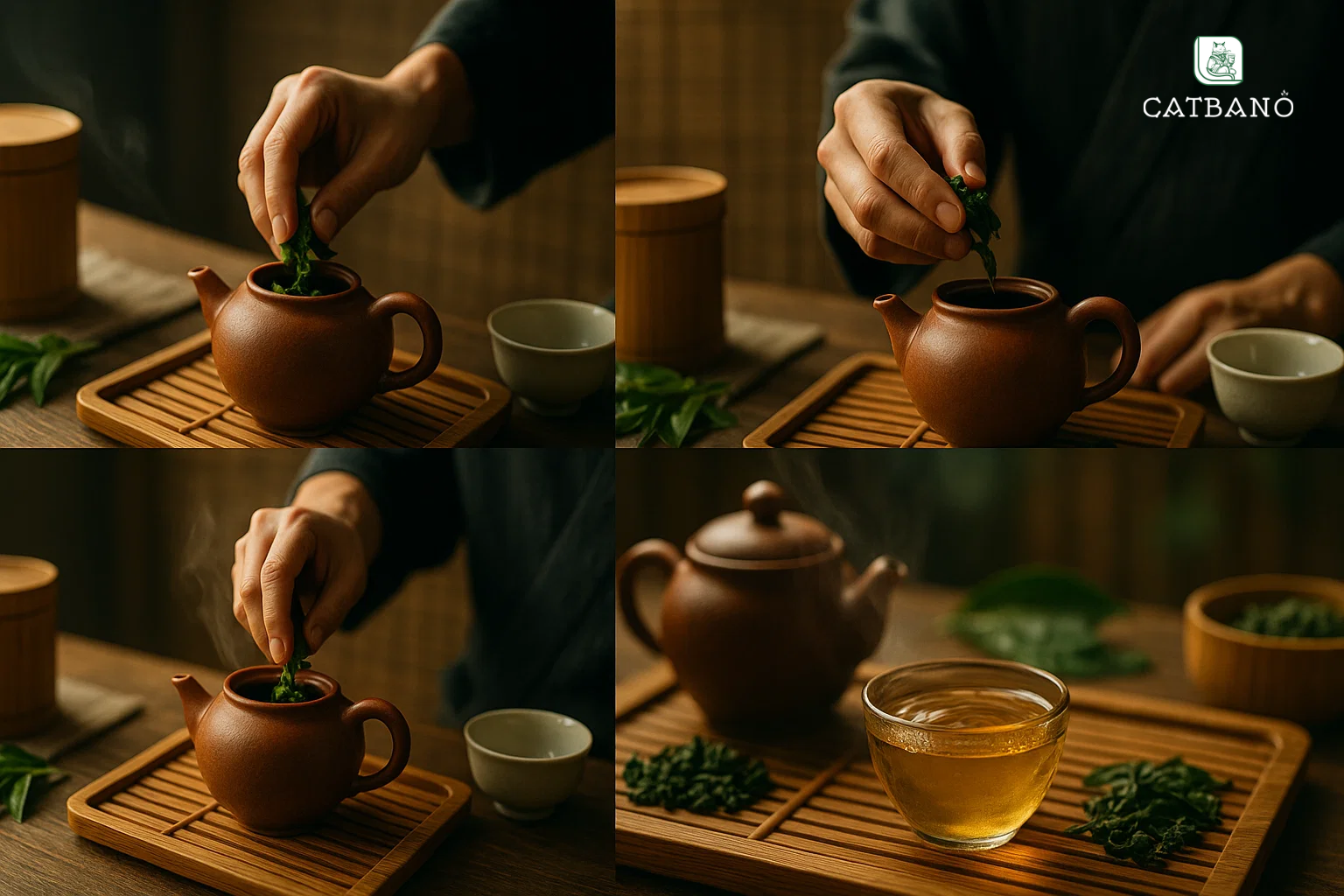 “Quy trình pha trà Oolong đúng cách giữ trọn hương vị”
