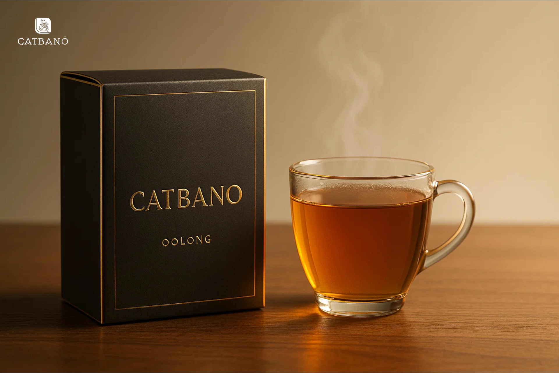Hộp trà Oolong truyền thống tại Catbano