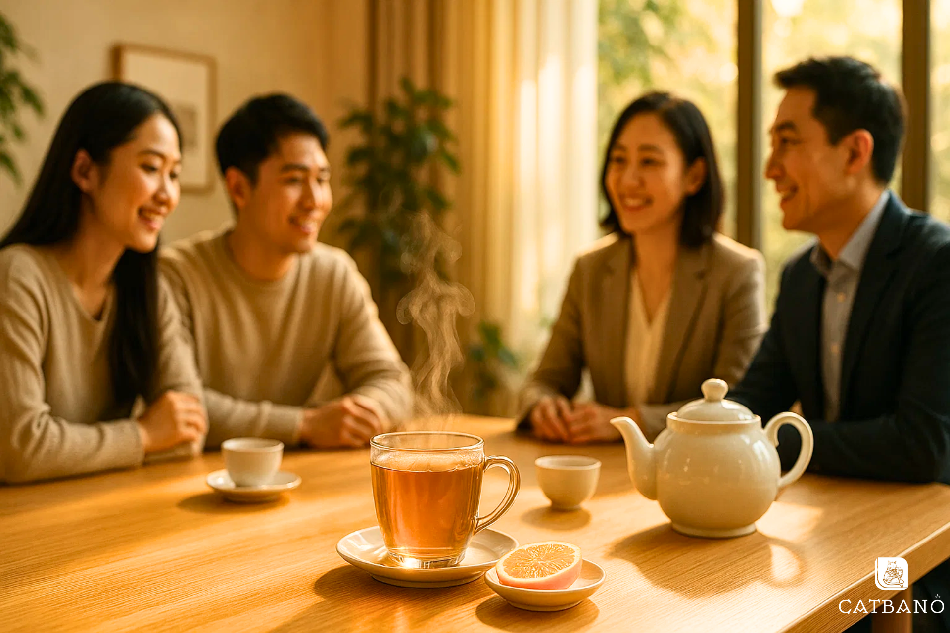 Trong gia đình, công việc hay đối tác, trà Oolong luôn phản ánh sự tôn trọng, lòng hiếu khách và phong thái tinh tế của gia chủ.